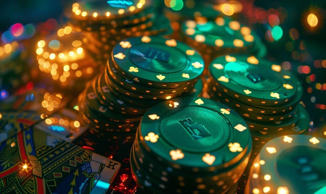 Pengguna membaca bonus di ponsel